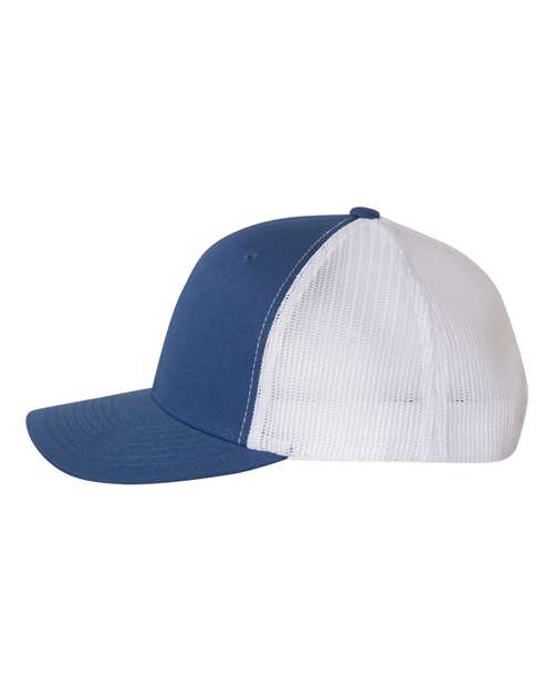 Classic Trucker Hat Curved Bill - Royal/ White