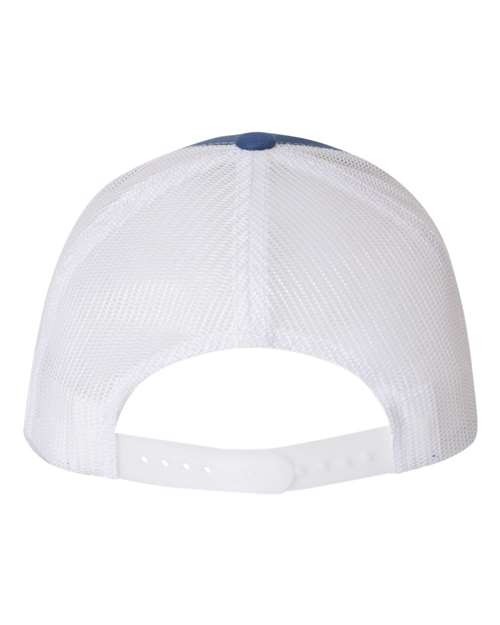 Classic Trucker Hat Curved Bill - Royal/ White