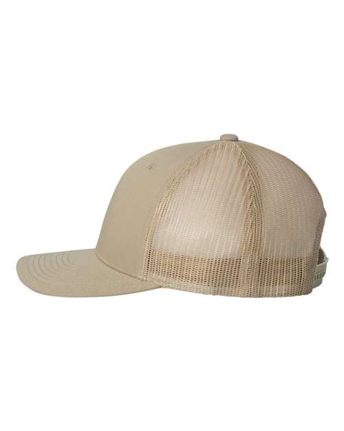 Classic Trucker Hat Curved Bill - Khaki