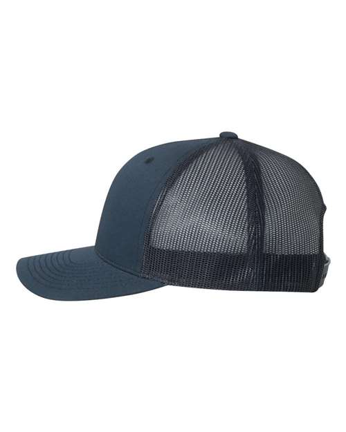 Classic Trucker Hat Curved Bill - Navy