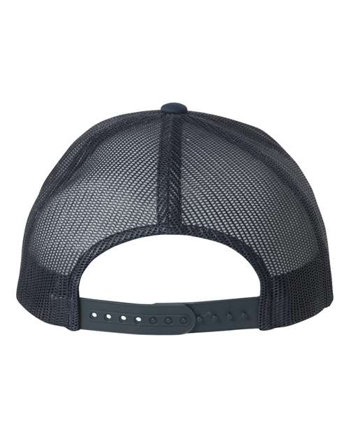 Classic Trucker Hat Curved Bill - Navy