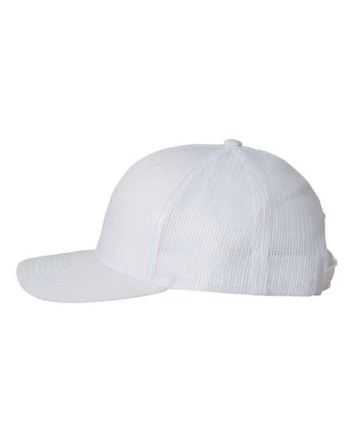Classic Trucker Hat Curved Bill - White