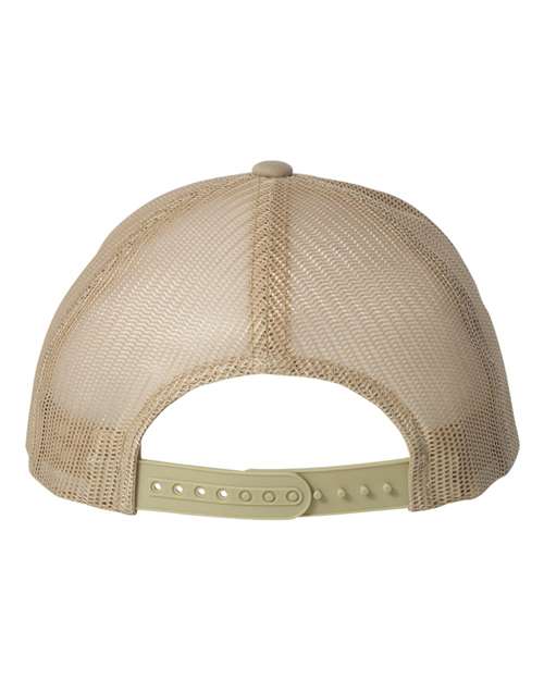 Classic Trucker Hat Curved Bill - Khaki