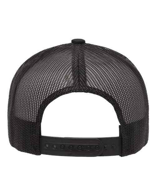 Classic Trucker Hat Curved Bill - Black