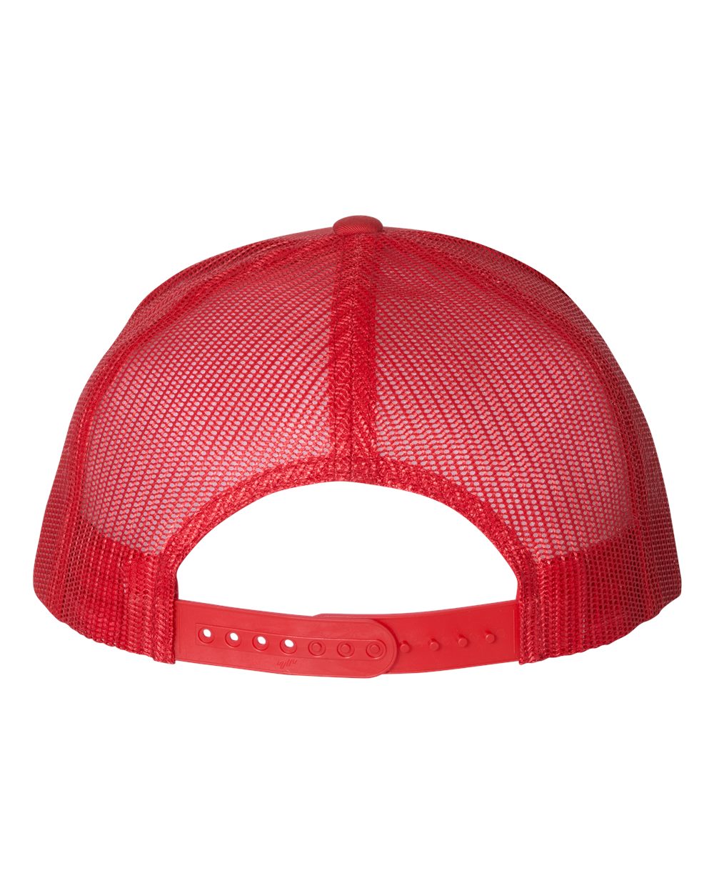 Classic Trucker Hat Flatbill - Red