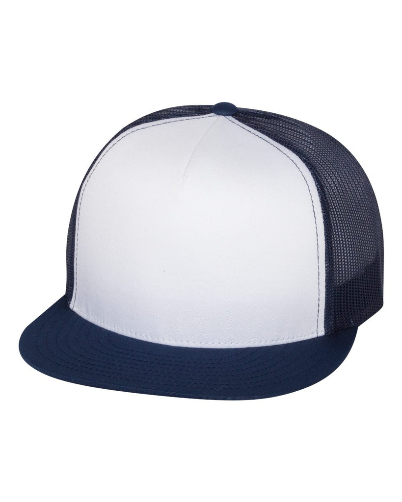Trucker Hat Streetwear Adjustable - Navy- White - CL188N6QR37